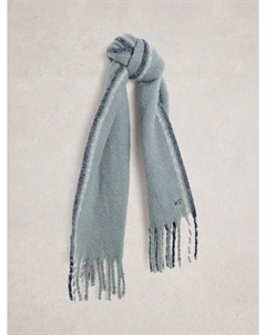 Шелковый прямоугольный шарф Shelly White stuff