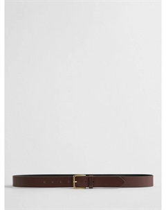 Кожаный ремень с логотипом, Soil Brown Gant