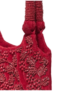 Сумка с бисером и ручки, красный Сфера