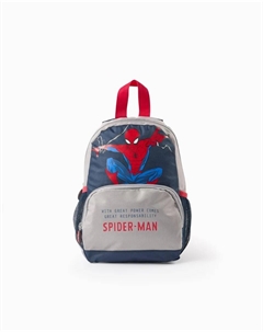 Рюкзак для детей с изображением Человека-паука и сетчатыми карманами, темно-синий Zippy