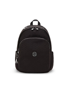 Средний женский рюкзак на молнии, черный Kipling