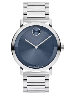 Мужские часы Bold Evolution 2.0 Swiss Quartz с серебристым корпусом из нержавеющей стали, 40 мм Movado