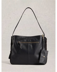 Кожаная сумка-тоут Hettie, Pure Black White stuff