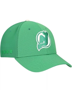 Мужская ковровая шапка Kelly Green New Jersey Devils Authentic Pro St. Patrick's Day Flex Hat Fanatics