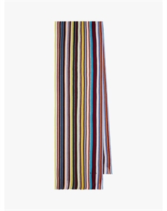 Шарф из мериносовой шерсти в полоску Paul smith