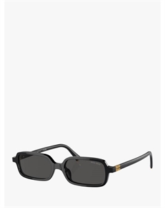 Прямоугольные солнцезащитные очки 0MU11Z, Black Miu miu