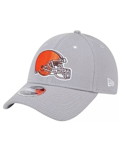 Серая регулируемая кепка Cleveland Browns 9FORTY для больших мальчиков и девочек New era