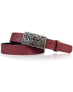 Кожаный ремень, бордо Fronhofer