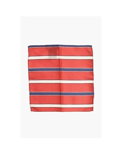 Платок-паше из смесового шелка в полоску, красный Dsquared2