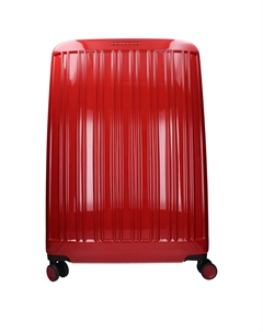 Красный поликарбонатный чемодан и дорожный чемодан Piquadro