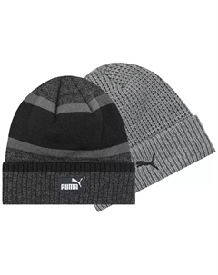 Мужская шапка с отворотом малер в наборе из 2 штук, мультиколор Puma
