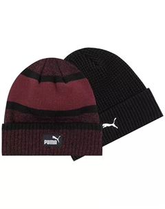 Мужская шапка с отворотом малер в наборе из 2 штук, мультиколор Puma