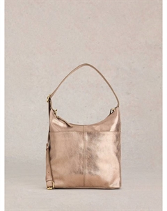 Кожаная сумка через плечо Sophia, Gold Metallic White stuff