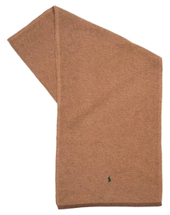 Мужской вязаный шарф, загар/бежевый Polo ralph lauren