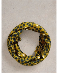 Ботанический универсальный шарф-снуд, Chartreuse White stuff