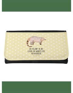 Портмоне Mr & Mrs Panda Damen Nasenbaer, пастельно-желтый Mr. & mrs. panda