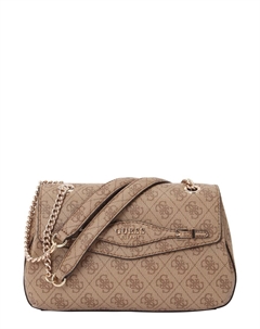 Сумка через плечо KATYA CONVERTIBLE XBODY FLAP, Brown/Light brown Guess