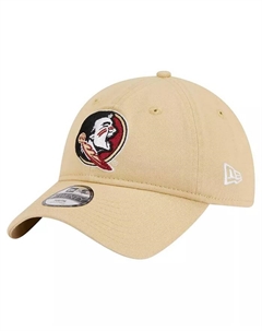 Шапка регулируемая 9TWENTY с логотипом Florida State Seminoles золотого цвета для больших мальчиков и девочек New era