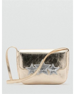 Металлическая сумка кросс-боди Star, Gold Mango