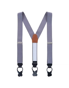 Мужские подтяжки Phoenix 38 мм с пуговицами из гладкого жаккарда без эластичности, черный Trafalgar