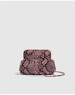 Женская сумка через плечо из кожи питона, розовый Phialebel