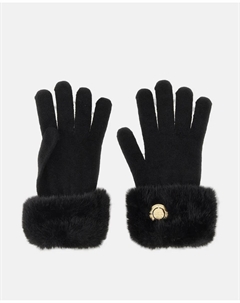Женские перчатки, черный Guess