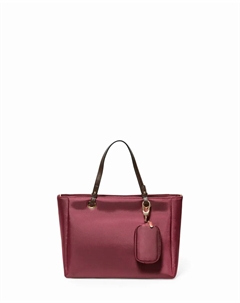 Сумка из нейлона с этикеткой, бордовый Сфера