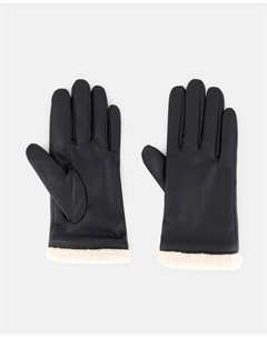 Перчатки с внутренней подкладкой из овчины, черный Tintoretto