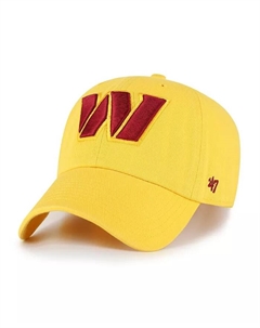 Мужская золотая регулируемая кепка Washington Commanders Cleanup '47 brand