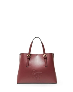 Офисная сумка с логотипом, бордовый Сфера