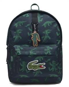 Рюкзак с принтом Core унисекс, черный Lacoste