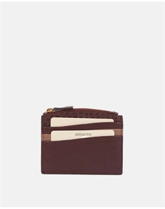 Картхолдер Freedom из кожи, бордовый Abbacino