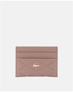 Кожаная визитница, серо-коричневый Lacoste