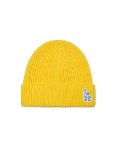 Детская акриловая шапка желтая, Yellow Mlb