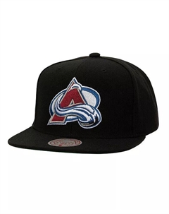 Мужская черная кепка Snapback Colorado Avalanche Core Top Spot Spot, черный Mitchell and ness