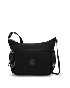 Средняя сумка через плечо с застежкой-молнией, черный Kipling