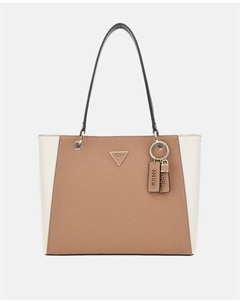 Сумка через плечо на застежке-молнии, бежевый Guess