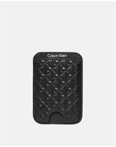 Картхолдер с магнитом для мобильного телефона, черный Calvin klein