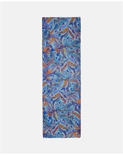 Шарф из переработанного полиэстера с цветочным узором, синий Codello