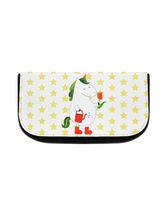 Косметичка Mr & Mrs Panda Einhorn Gärtner ohne Spruch, белый Mr. & mrs. panda