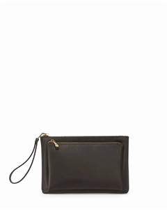 Двусторонний нейлоновый кошелек, черный Сфера