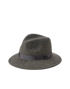 Классическая женская шляпа из шерсти, темно-серый Polo ralph lauren