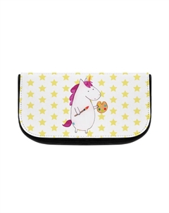 Косметичка Mr & Mrs Panda Einhorn Künstler ohne Spruch, белый Mr. & mrs. panda