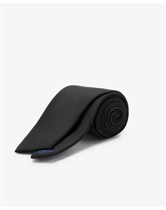 Мужской галстук Smooth Micro-Structured, черный Mango