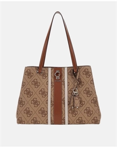 Сумка через плечо с магнитным замком, бежевый Guess