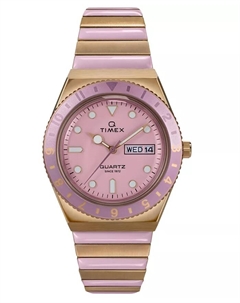 Женские часы Quartz Analog с двухцветным корпусом из нержавеющей стали, 36 мм Timex