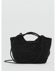 Сумка Platino через плечо, Black Mango