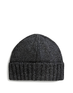 Шерстяная шапка в рубчик, серый Woolrich