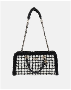 Сумка через плечо на застежке-молнии, черный Guess