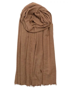 Мужской шарф Rumpled, коричневый Polo ralph lauren